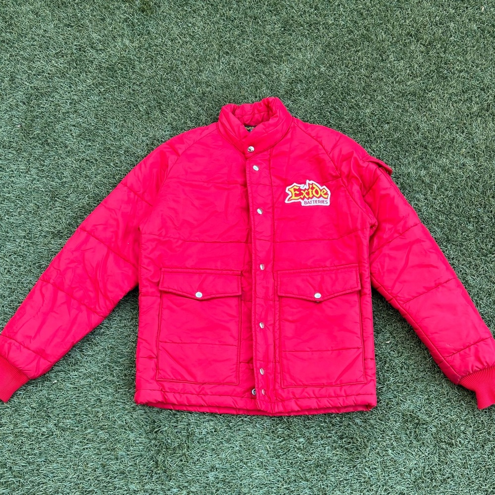 Men's Red Puffer Jacket
